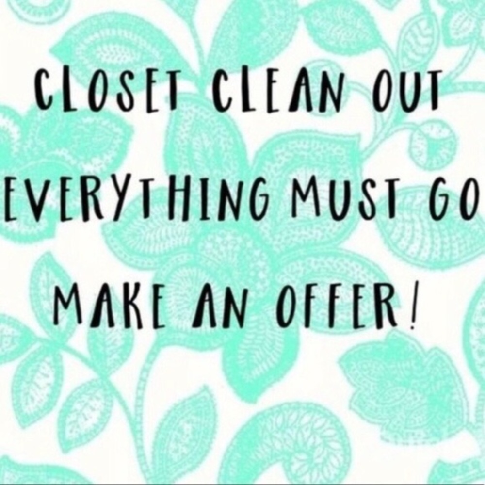 CLOSET CLEANOUT EVERYTHING MUST GO